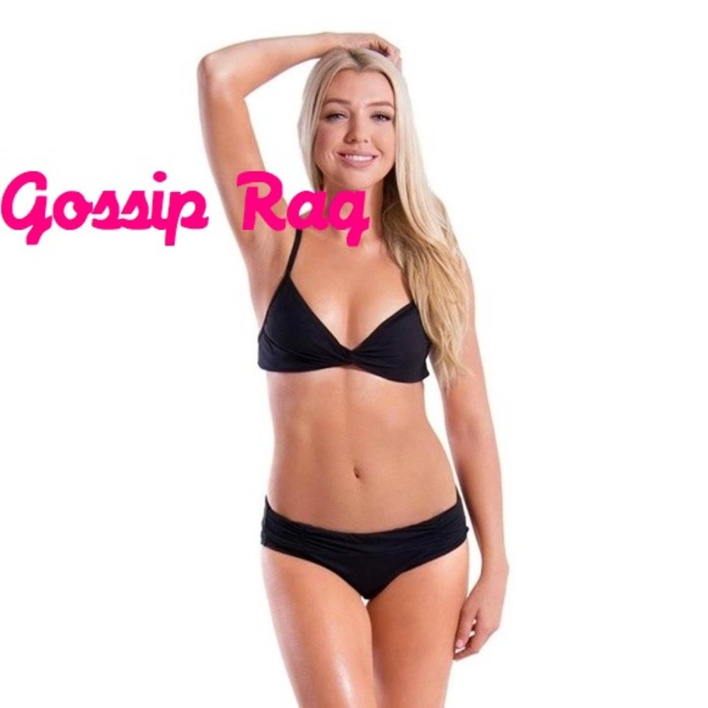 NEW sexy black bikini 2 piece swimsuit large xl